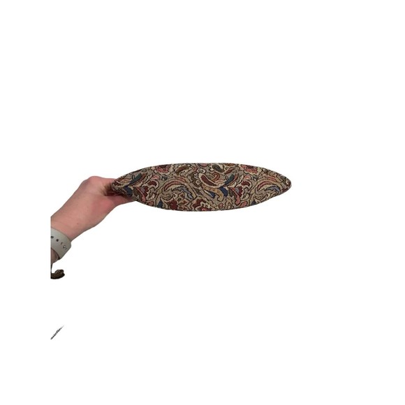 Vtg Floral Tapestry Bag Frame Clamshell Purse L&M Bags by Spotlite c. 1950 - Picture 4 of 10